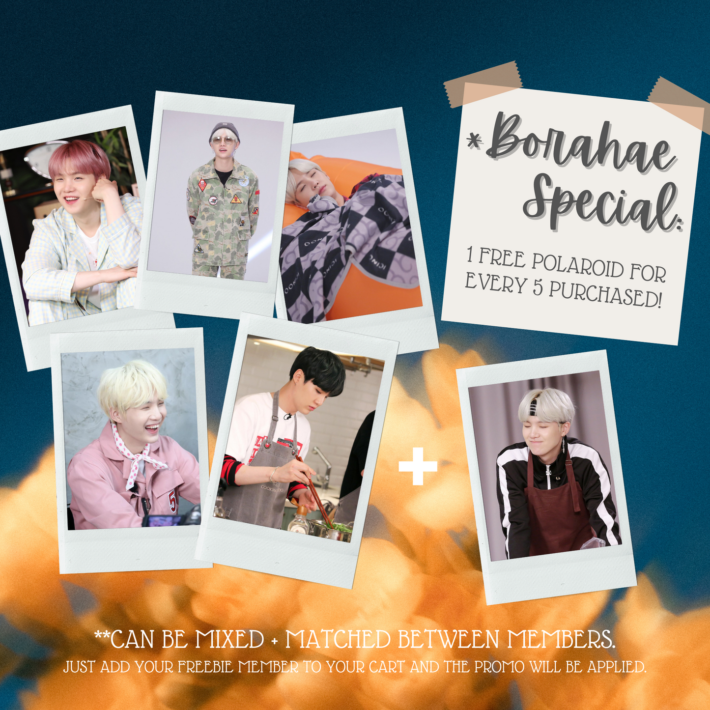 BTS Suga Mini Instant Film Photo - PT 1