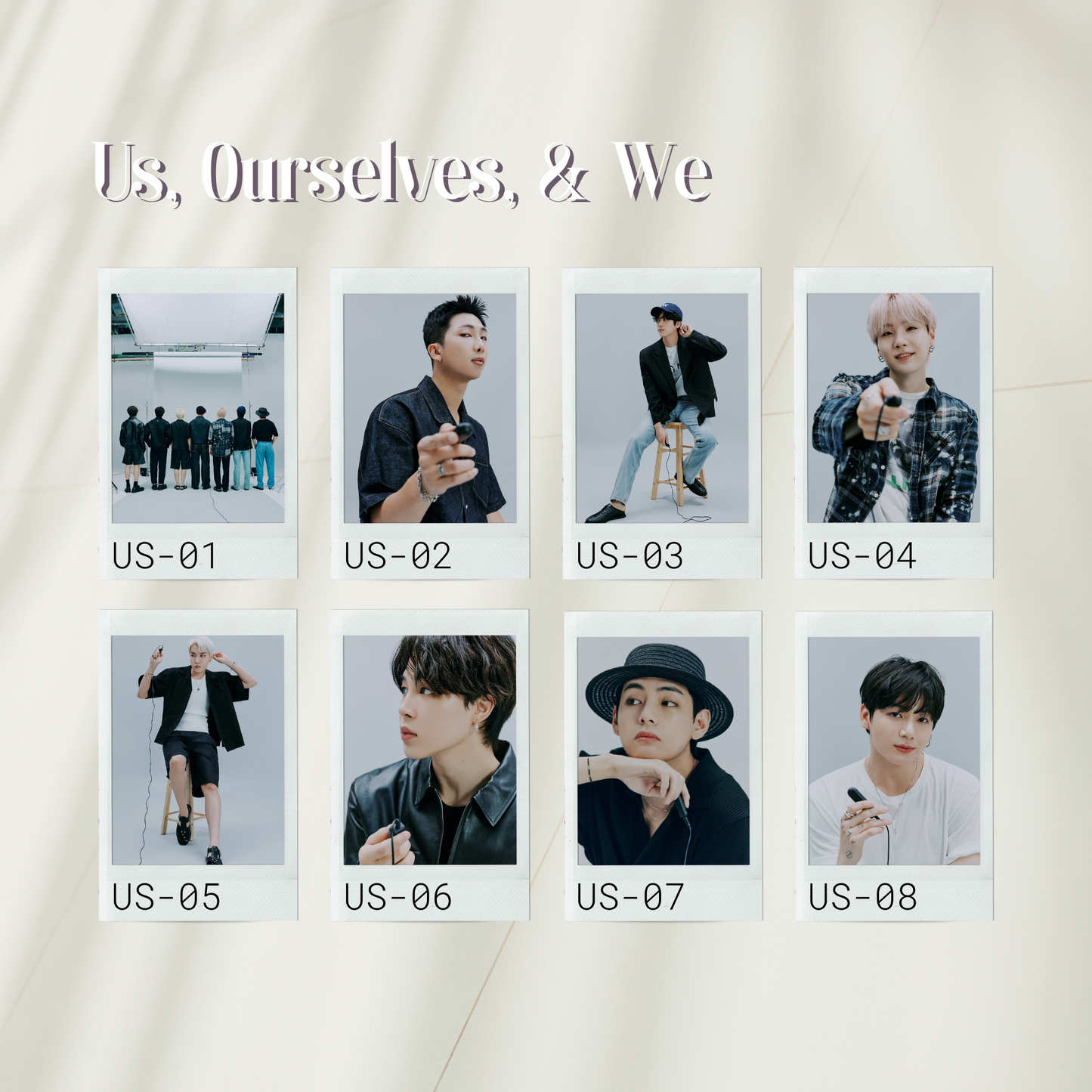 BTS Us, Ourselves, & We Mini Instant Film Photo