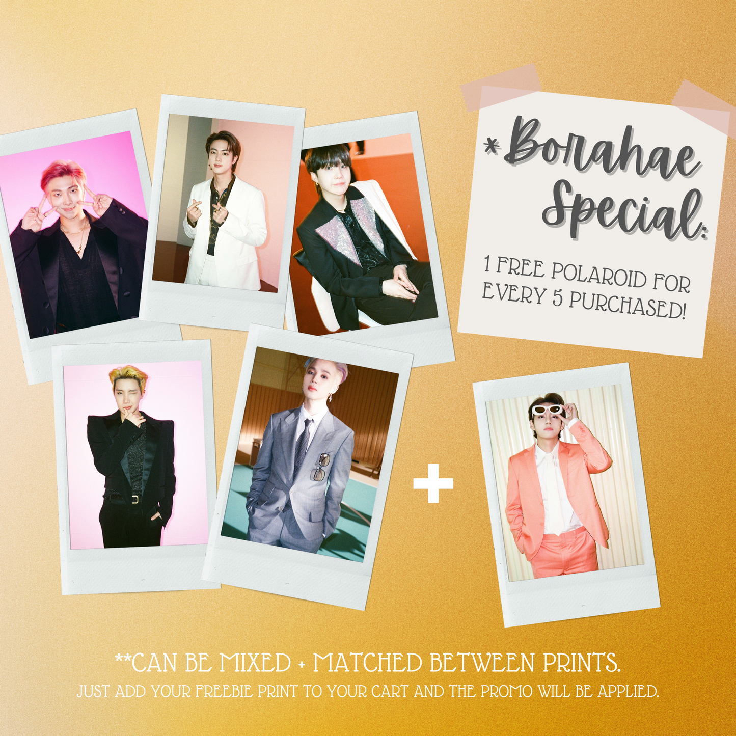 BTS Butter Mini Instant Film Photo - PT 1