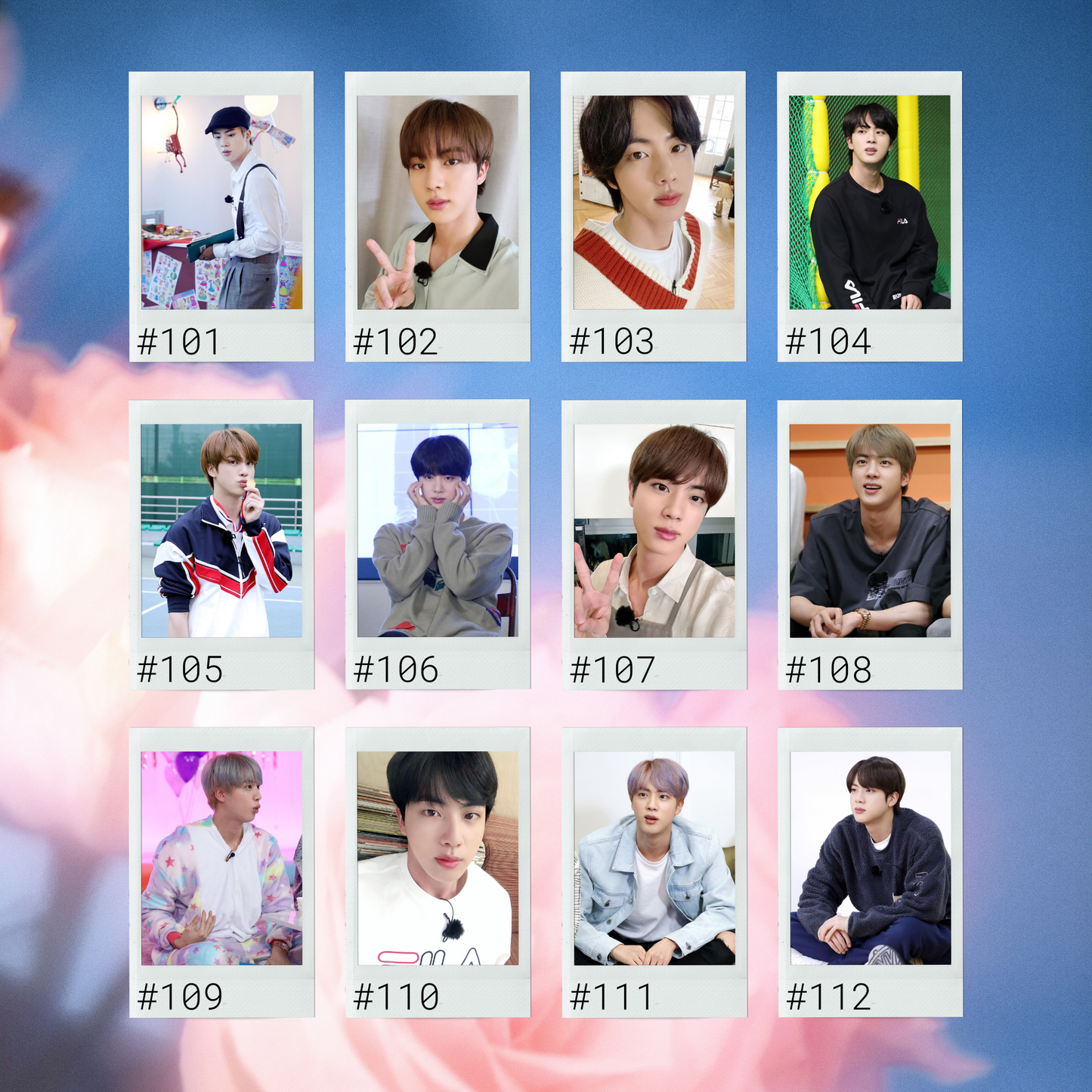 BTS Jin Mini Instant Film Photo - PT 2