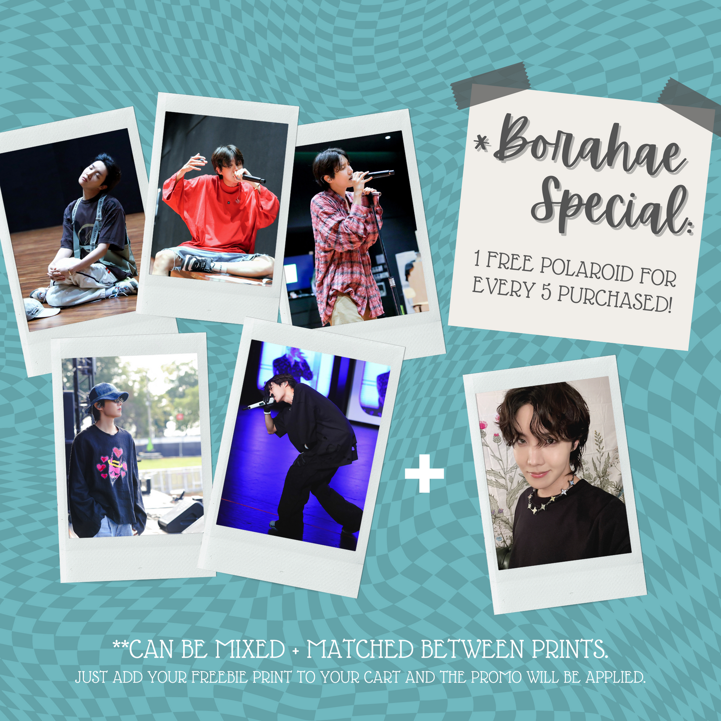 BTS J-Hope - Jack In The Box Mini Instant Film Photo