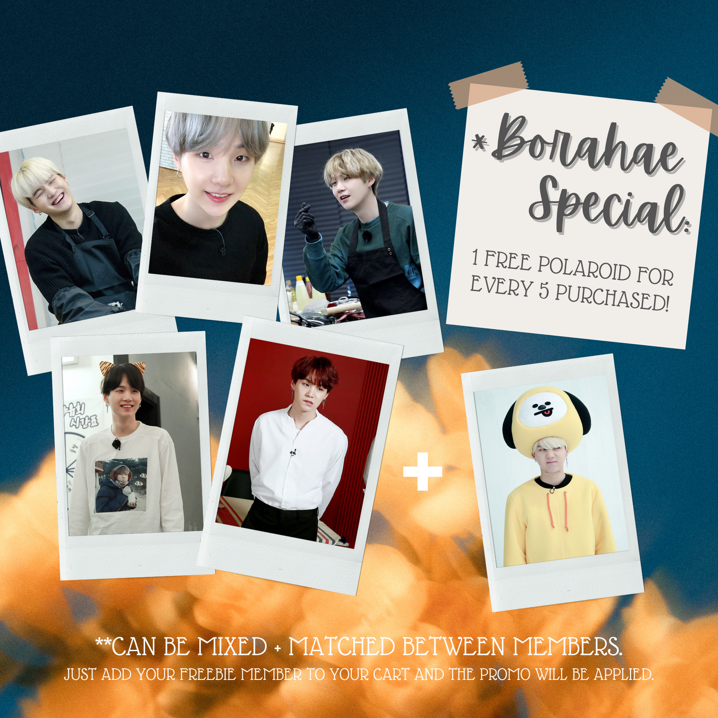 BTS Suga Mini Instant Film Photo - PT 2