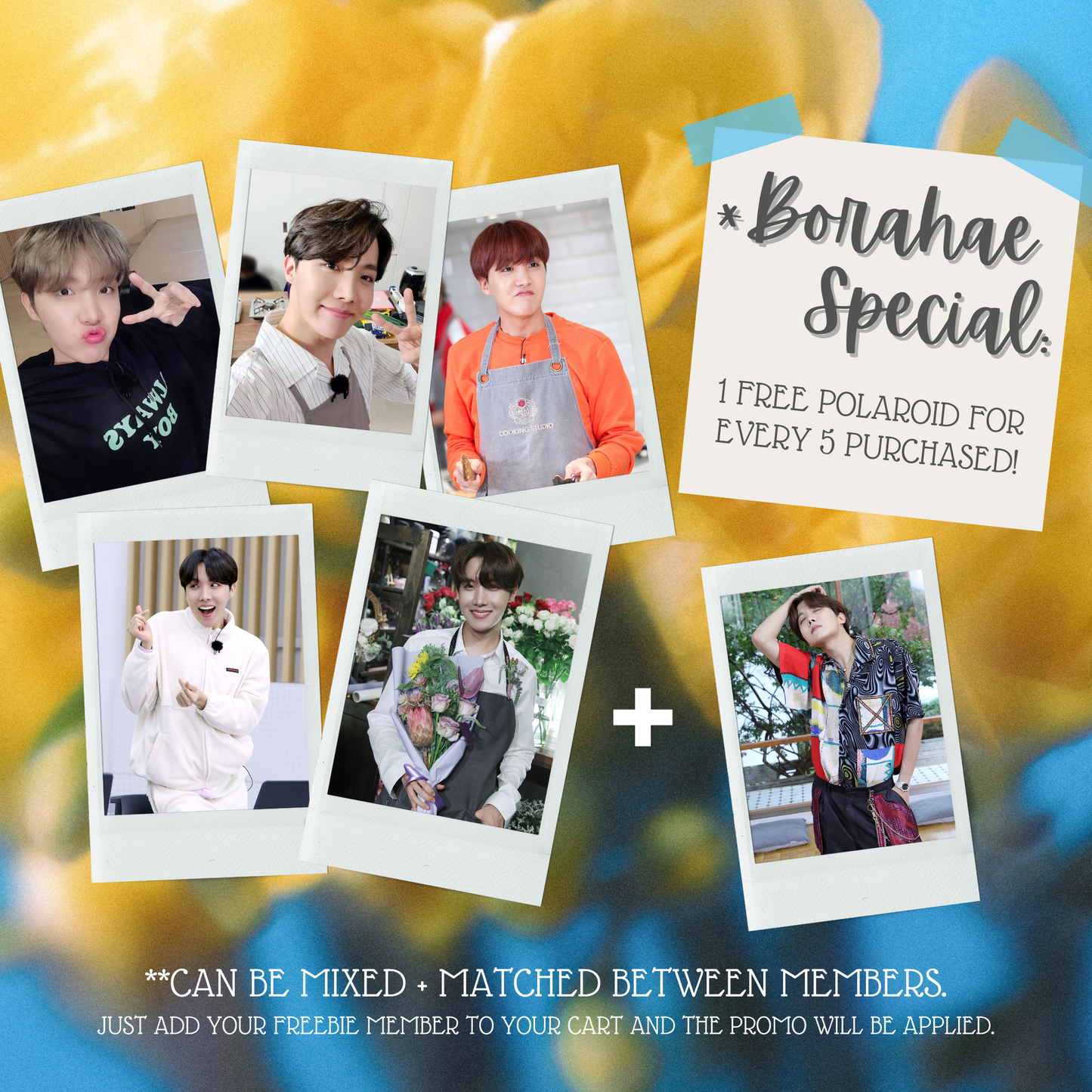 BTS J-Hope Mini Instant Film Photo - PT 2