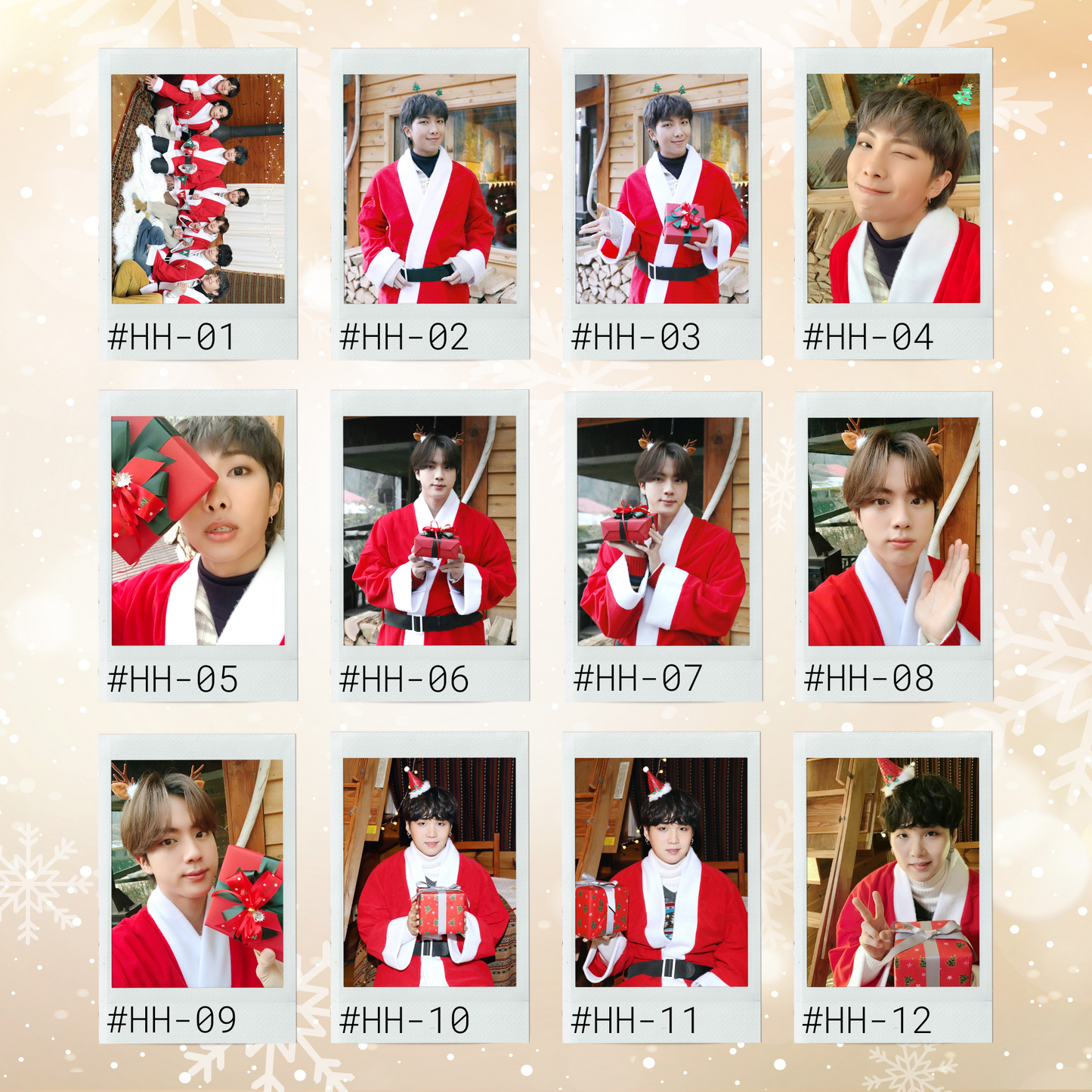 BTS Happy Holidays Mini Instant Film Photo