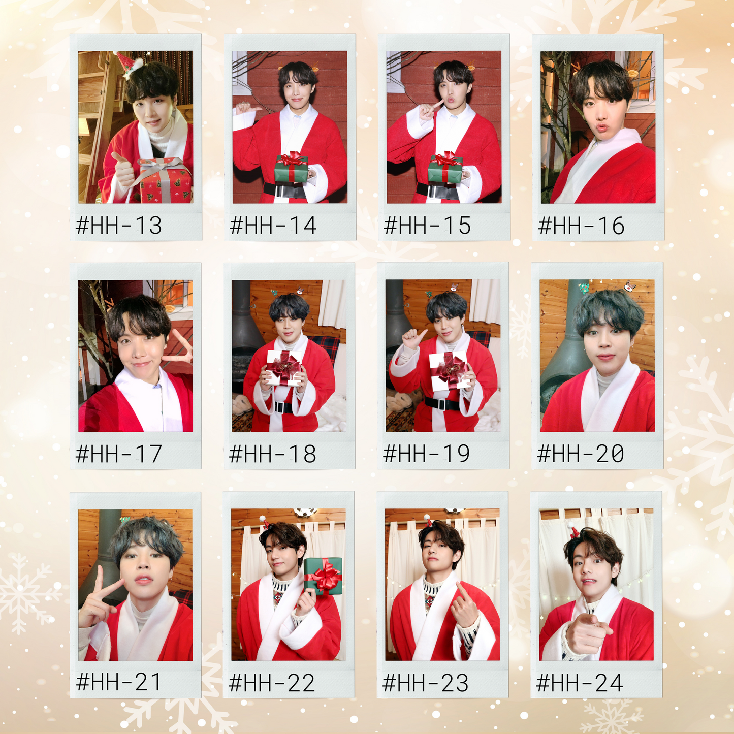BTS Happy Holidays Mini Instant Film Photo