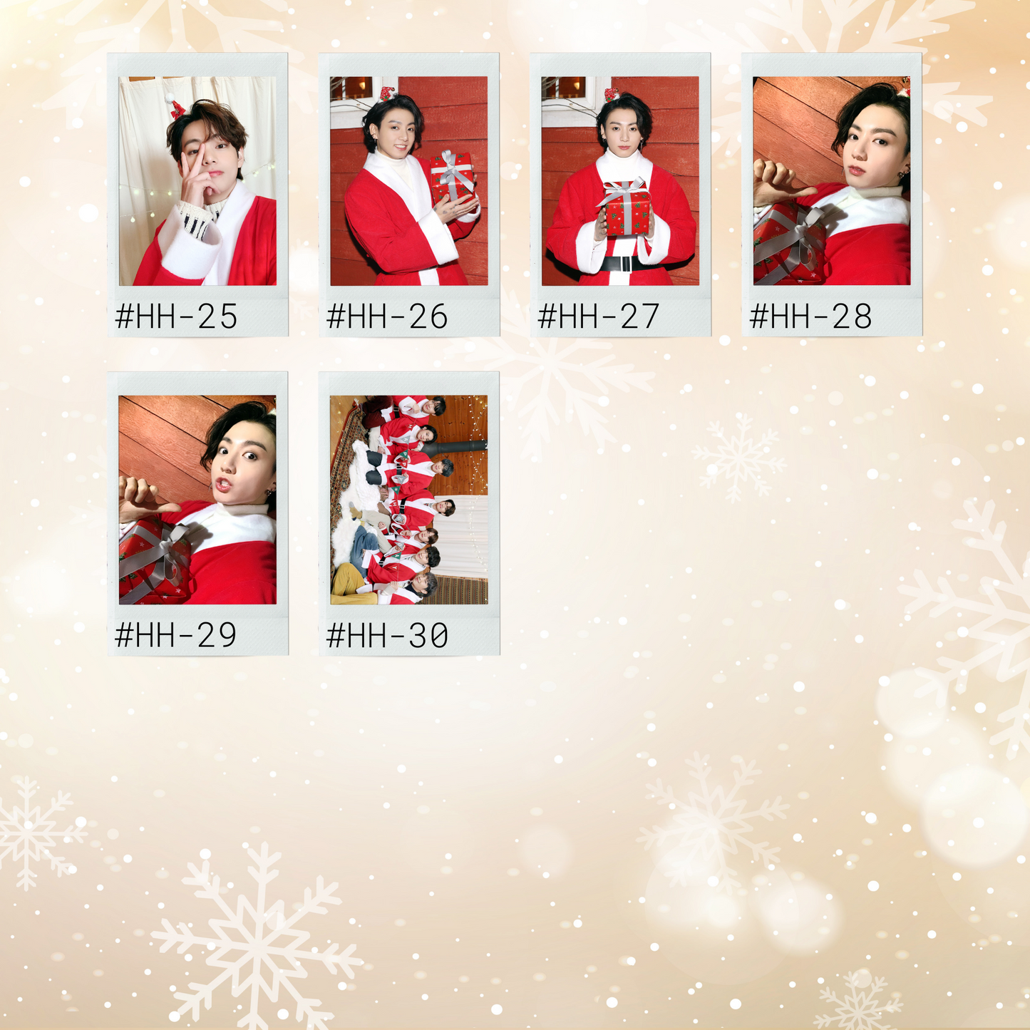 BTS Happy Holidays Mini Instant Film Photo