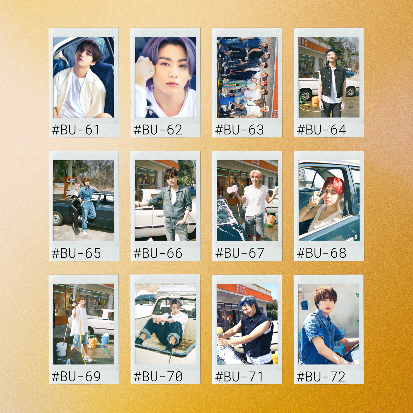 BTS Butter Mini Instant Film Photo - PT 1