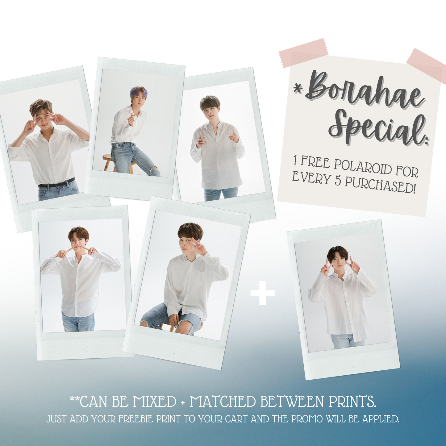 BTS Movie Photo Shoot Mini Instant Film Photo