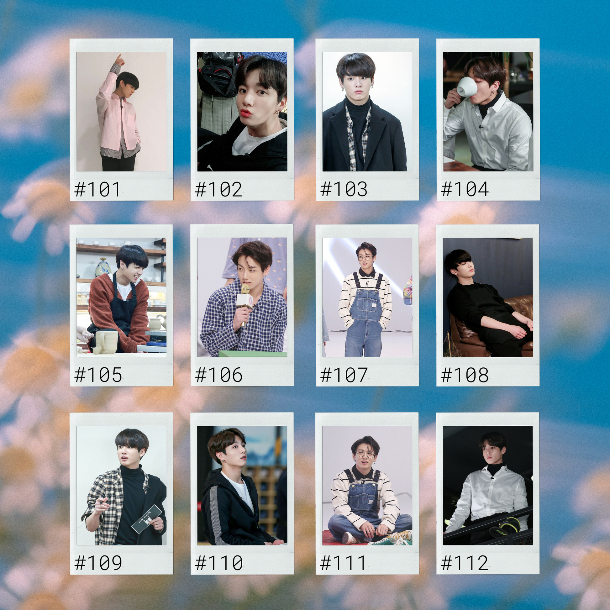 BTS Jung Kook Mini Instant Film Photo - PT 2 – Beautiful Little Pieces BTS Jung Kook Mini Instant Film Photo - PT 2 – Beautiful Little Pieces
