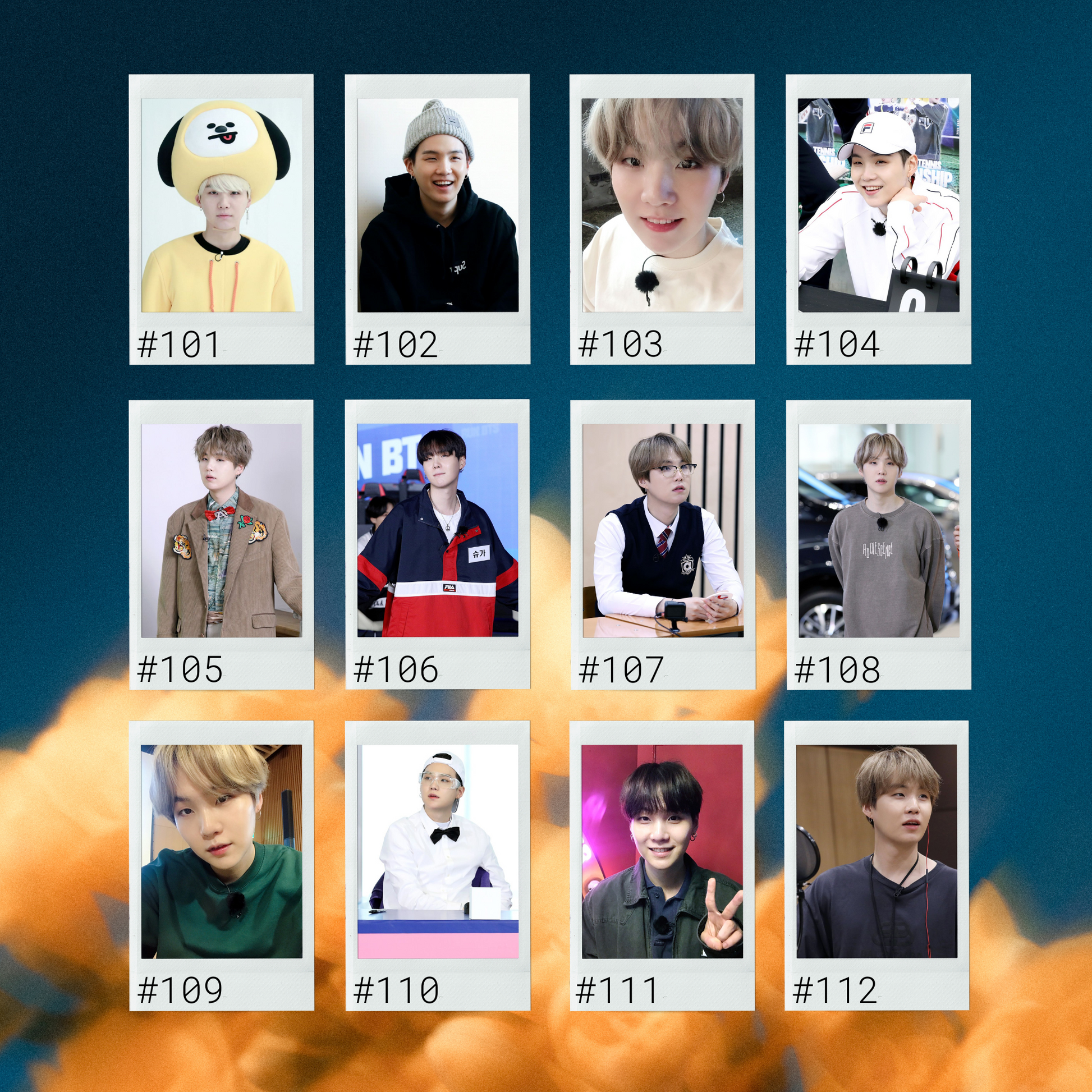 BTS Suga Mini Instant Film Photo - PT 2 – Beautiful Little Pieces BTS Suga Mini Instant Film Photo - PT 2 – Beautiful Little Pieces