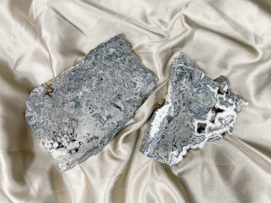 Crystals - Pyrite Agate Slabs