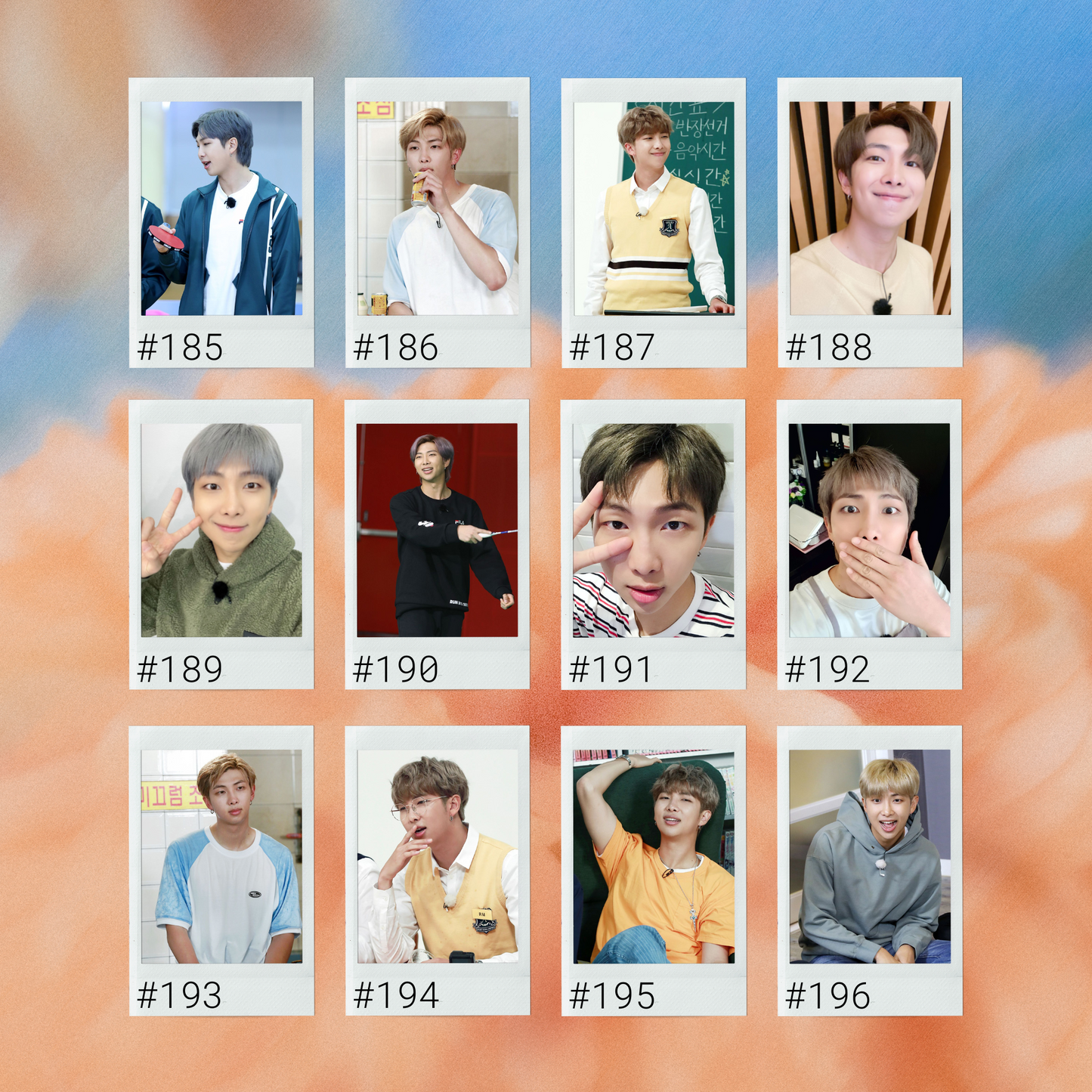 BTS RM Mini Instant Film Photo - PT 2 – Beautiful Little Pieces BTS RM Mini Instant Film Photo - PT 2 – Beautiful Little Pieces