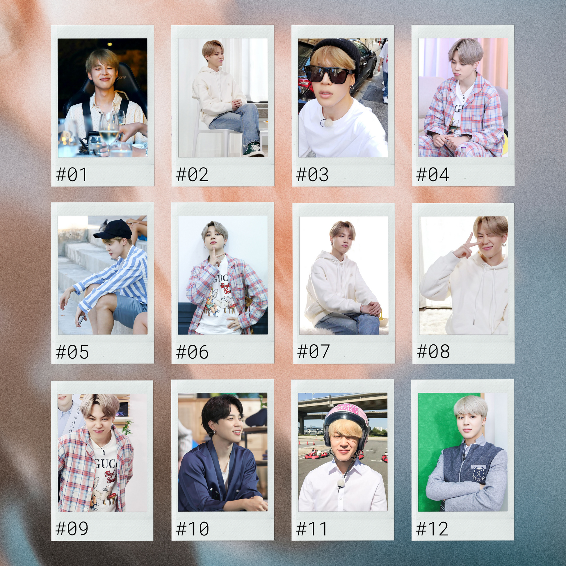 BTS Jimin Mini Instant Film Photo - PT 1 – Beautiful Little Pieces BTS Jimin Mini Instant Film Photo - PT 1 – Beautiful Little Pieces