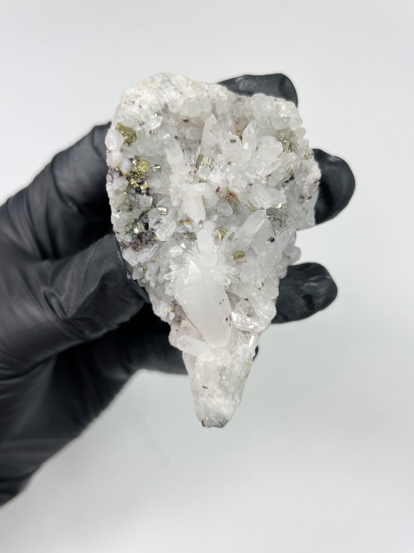 Crystals - Quartz Pyrite Clusters